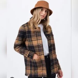 tentree Ladies M Flannel Utility Jacket